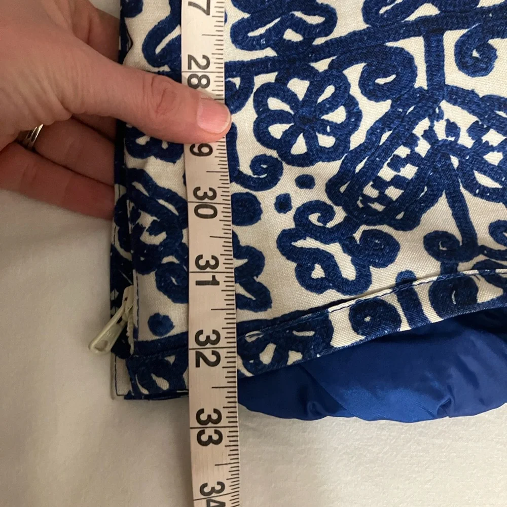 Burton Vida blue white rustic print snowboard ski pants  XS - Picture 10 of 11